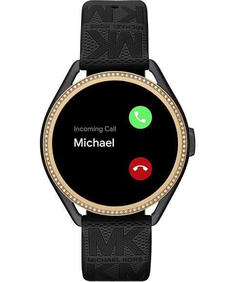 michael kors gen 5 smartwatch black|Michael Kors gen 5e.